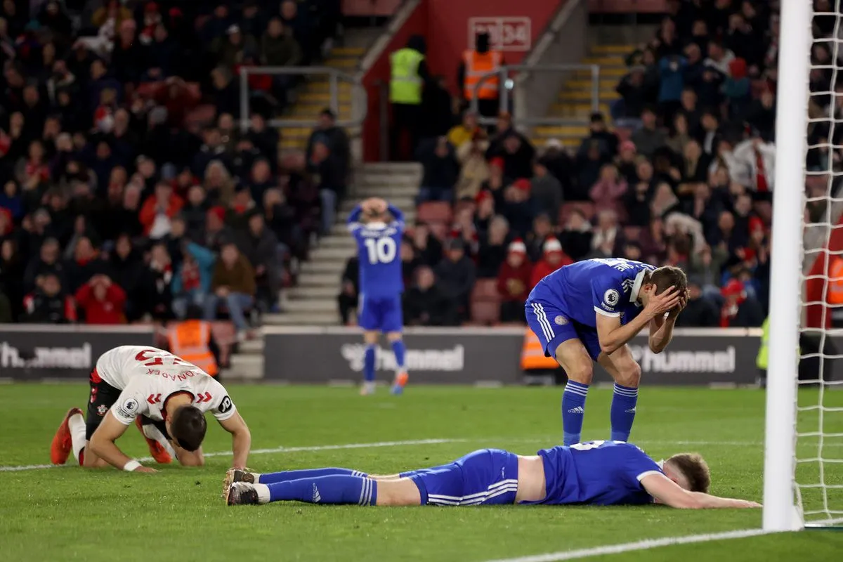 Match officials confirmed for Southampton vs Leicester City